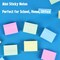 50 Pads Mini Sticky Notes, Small Self-Stick Note, Bulk Tiny Pads for Office, School, Home, 100 Sheets/Pad, 4 Pastel Colors, Pink, Yellow, Green, Blue